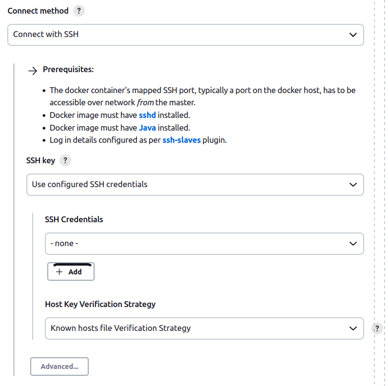 Настройка Jenkins для запуска docker агента изображение с сайта www.aredel.com