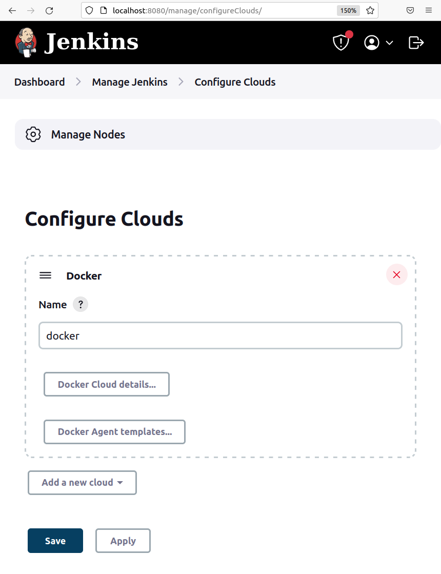 Настройка Jenkins для запуска docker агента изображение с сайта www.aredel.com