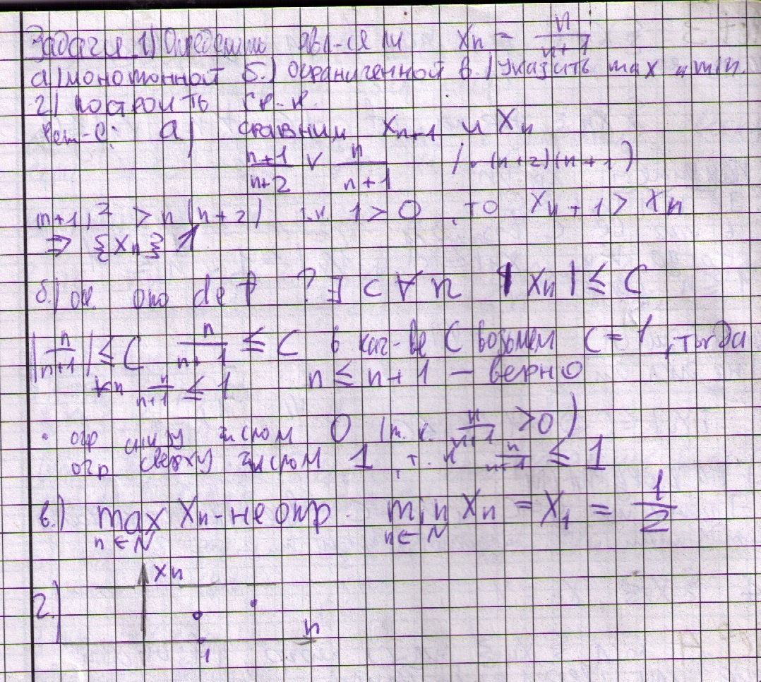 матанализ 9 класс