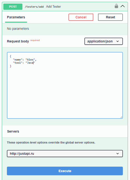 Using OpenApi Swagger