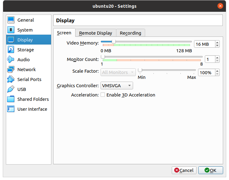 графический контроллер vmsvga graphicscontroller VirtualBox изображение с сайта www.devhops.site