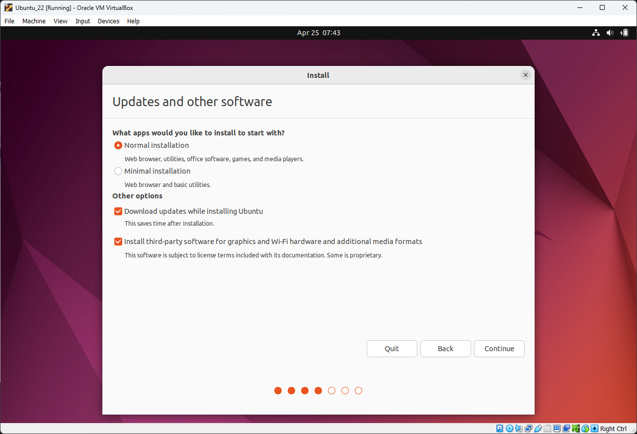 Установка Ubuntu 22.04 изображение с сайта www.testsetup.ru