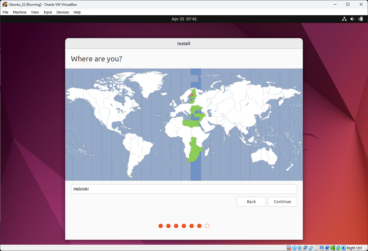 Установка Ubuntu 22.04 изображение с сайта www.testsetup.ru