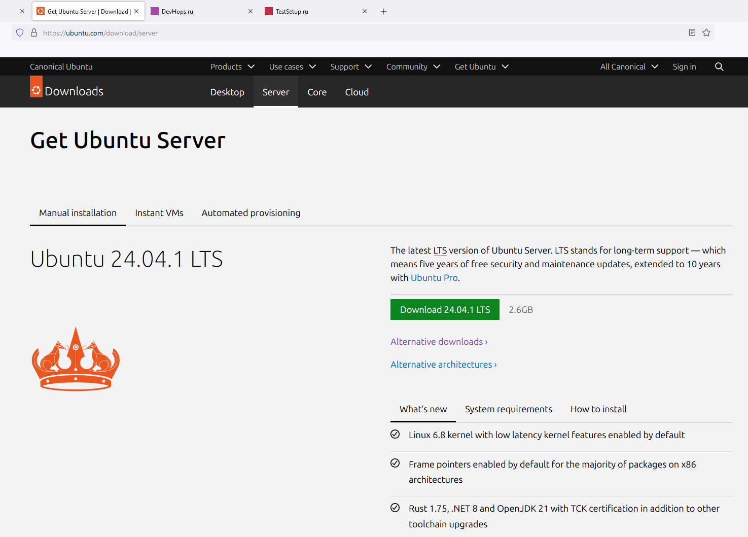 Установка PyTest изображение с сайта www.testsetup.ru
