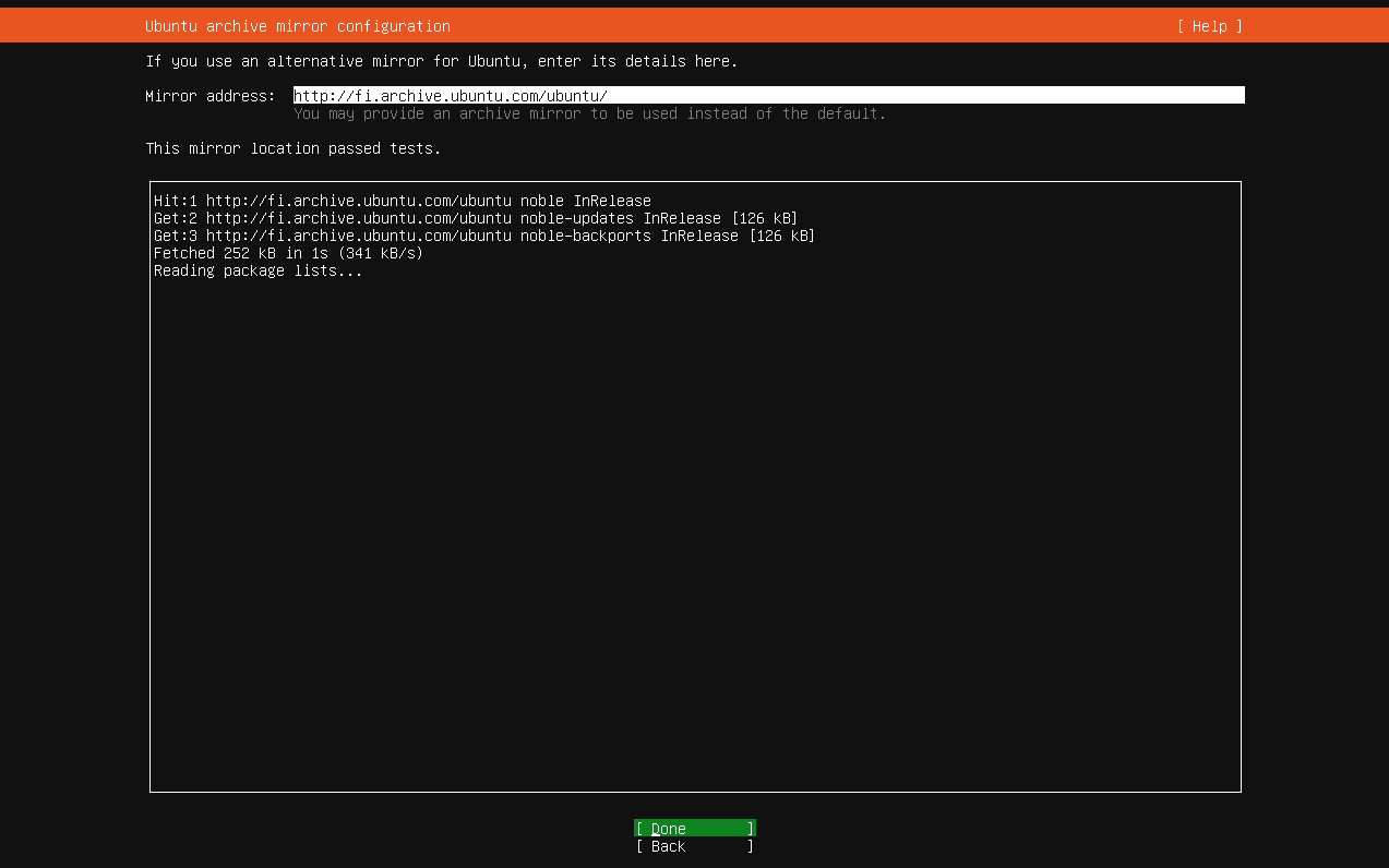 Установка Ubuntu 24.04 Server изображение с сайта www.devhops.site изображение с сайта www.testsetup.ru