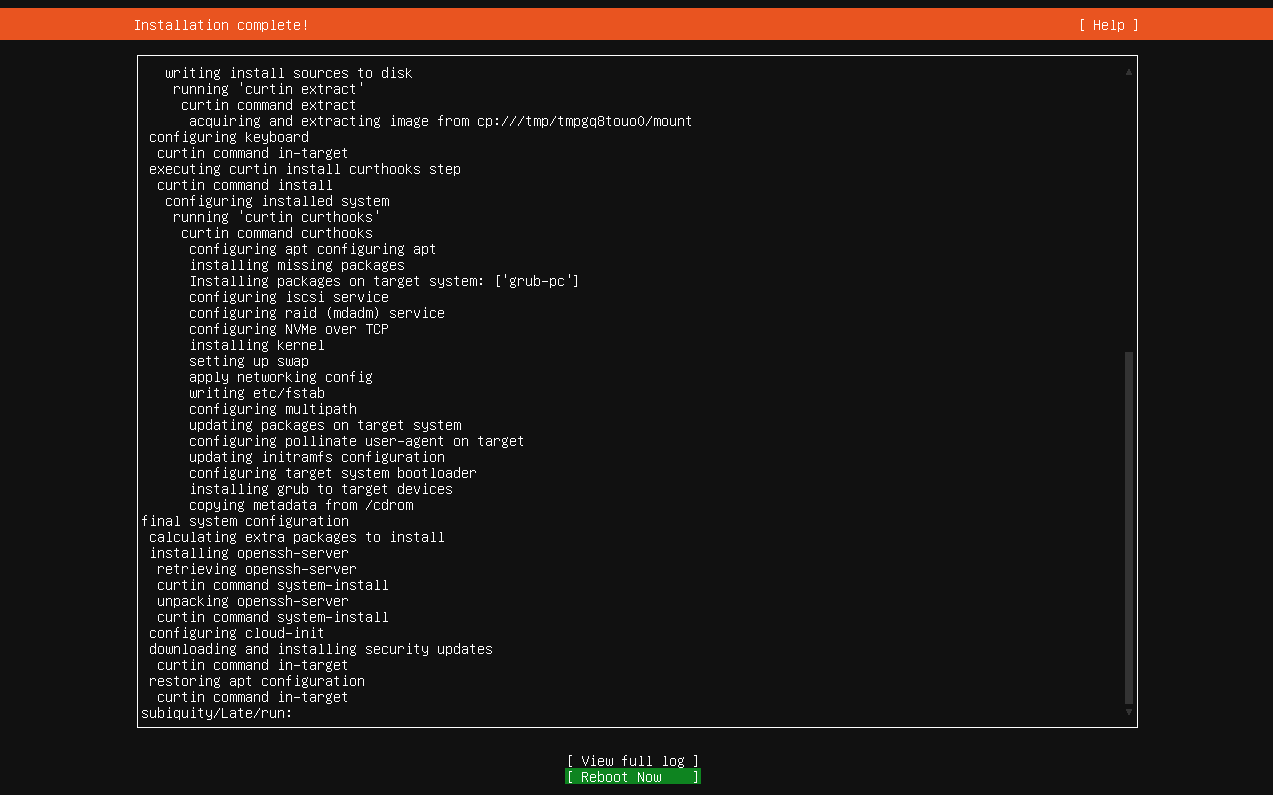Установка Ubuntu 24.04 Server изображение с сайта www.devhops.ru image from www.aredel.com website
